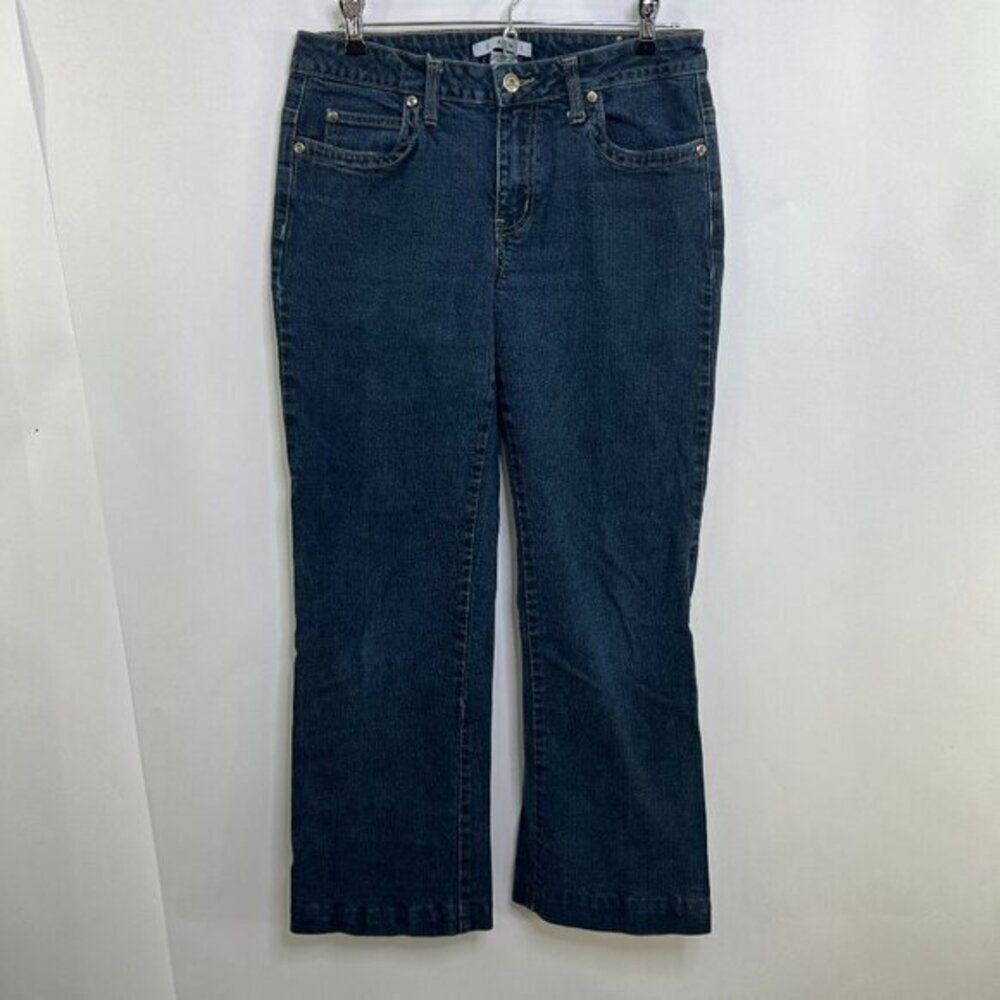 Cabi Jeans 8 895 Dark Wash Denim Blue Contemporary Fit Bootcut Y2K 90s